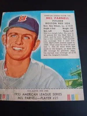 Red Man - Four card lot. ’53 ’54. Ennis Parnell Dickson Antonelli. VG - VG+