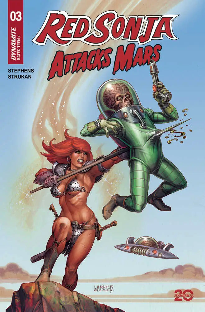 Red Sonja Attacks Mars #3 Cover A Linsner - Comic Book