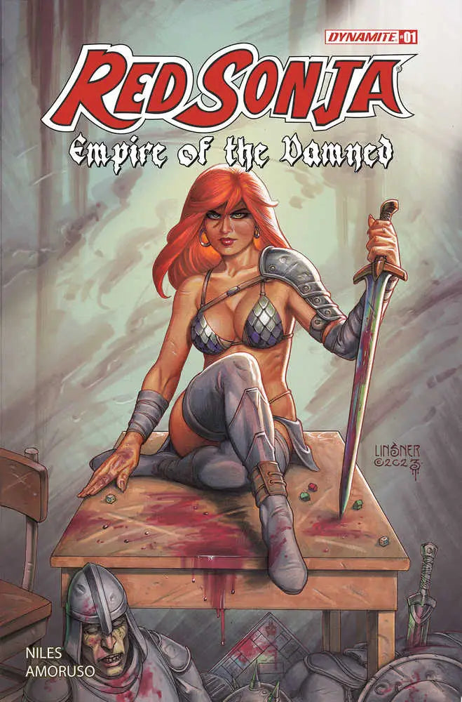 Red Sonja Empire Damned #1 Cover B Linsner - Comic Book