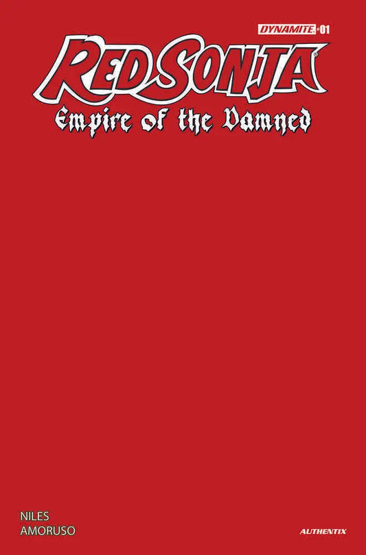 Red Sonja: Empire of the Damned comic cover for trading cards and collectors