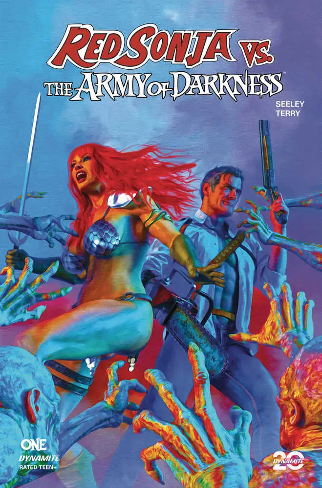 Comic book cover of Red Sonja vs Aod Hyborian Age Cover C Spears