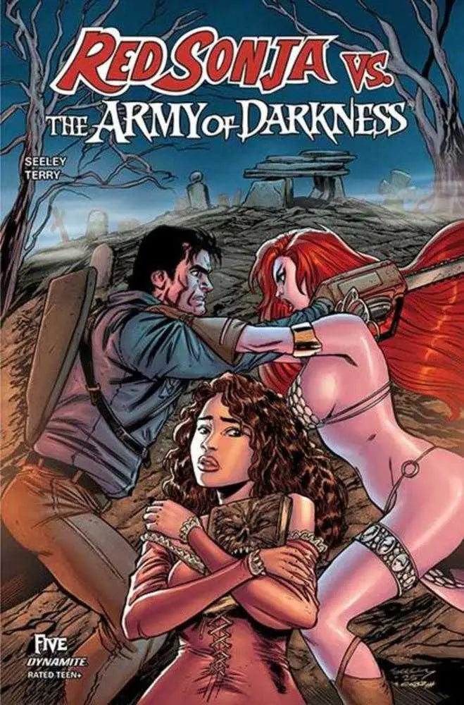 Red Sonja vs Army Of Darkness #5 Cover B Tim Seeley Variant - Comic Book