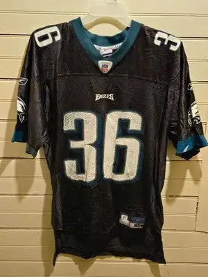 Reebok NFL Jersey Mens M Westbrook 36 Philadelphia Eagles Black Mesh Game Sewn - Apparel