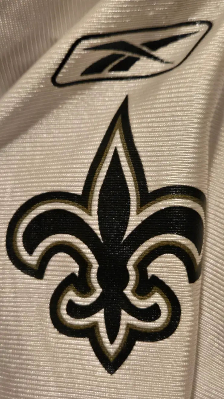 Reebok Reggie Bush New Orleans Saints #25 White Jersey Men’s L W/ smudge on back - Apparel