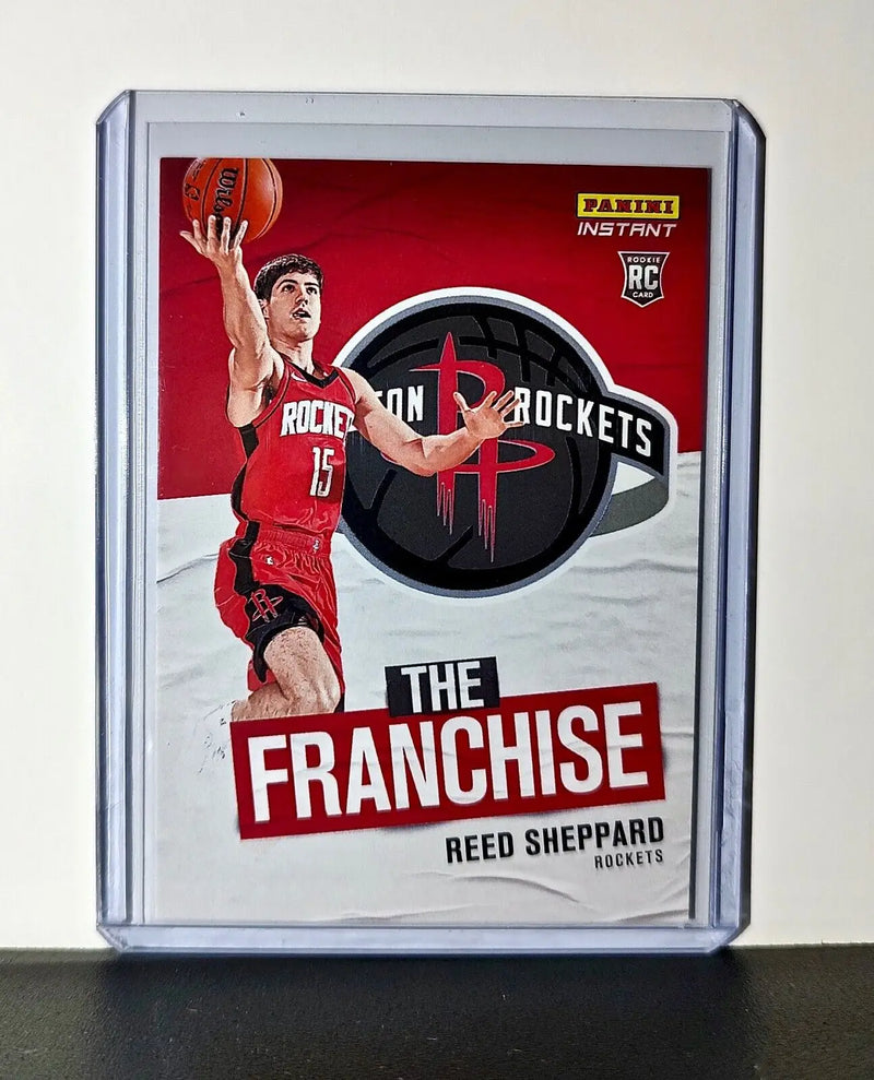 Reed Sheppard 2024-25 Panini The Franchise NBA #17 Rookie Card Rockets 1/234