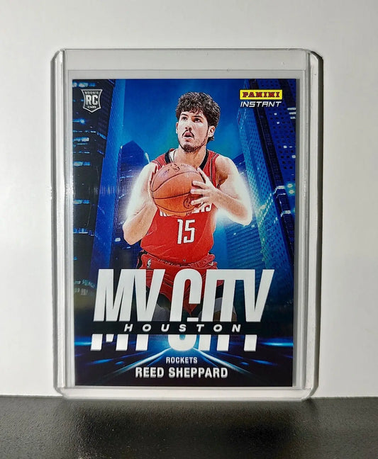 Reed Sheppard Rookie 2024-25 Panini MyCity NBA #21 Basketball Rockets 1/268 - Basketball Card Single