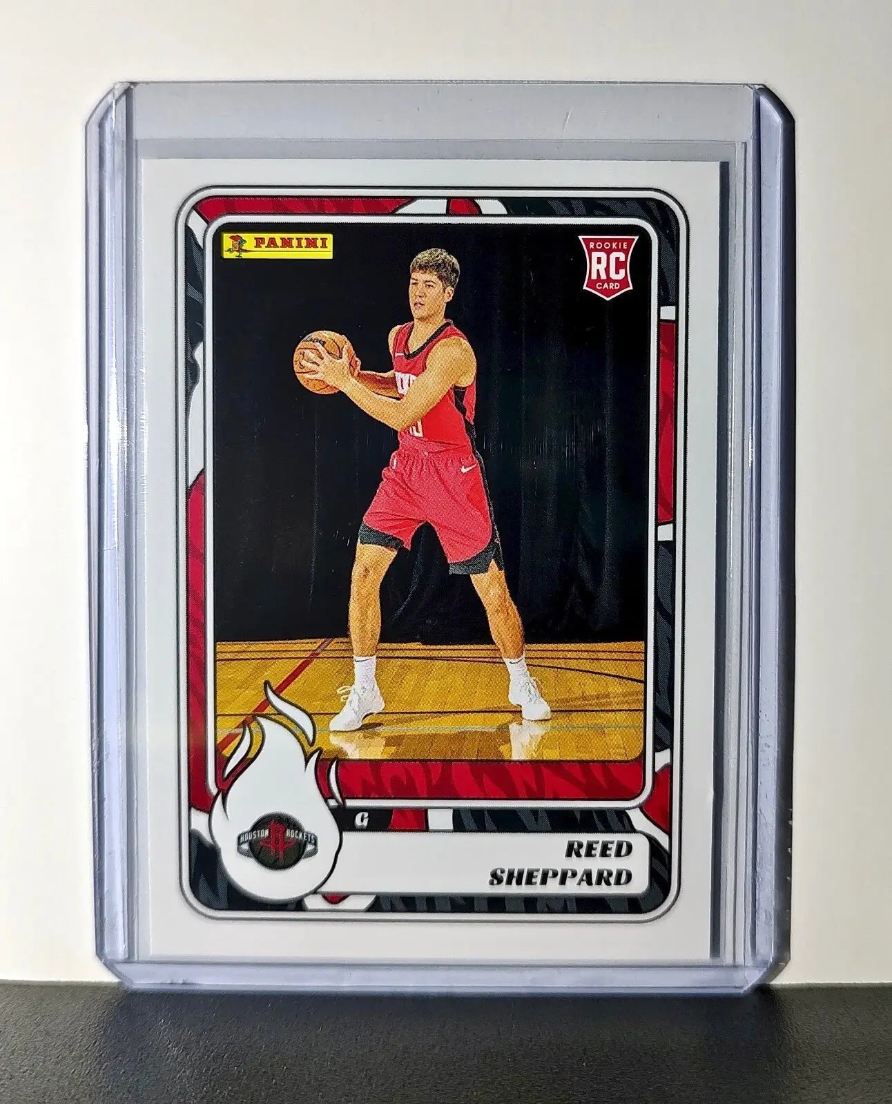 Reed Sheppard Rookie 2024-25 Panini NBA #87 Sticker Card Houston Rockets