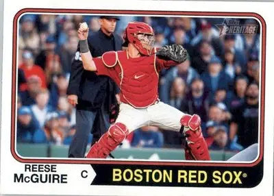 Reese McGuire - 2023 Topps Heritage - #525 - Baseball - Baseball Card Single