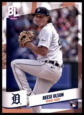 Reese Olson Rookie 2024 Topps Big League #58 Detroit Tigers - Baseball Card Single