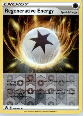 Regenerative Energy - SWSH12: Silver Tempest - Reverse Holo LP - #168/195 - Pokémon Card Single