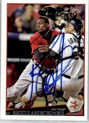 Reggie Abercrombie - 2009 Topps - #256 - AUTO Baseball - Baseball Card Single