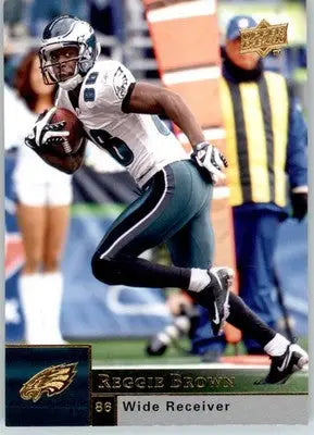 Reggie Brown - 2009 Upper Deck - #148 - Football - Football Card Single