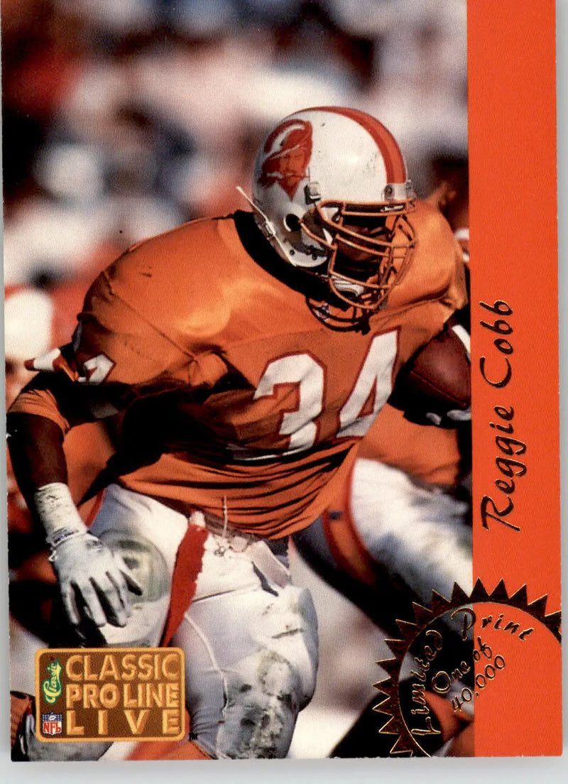 Reggie Cobb - 1993 Pro Line Live - #LP6 - Limited Prints Football