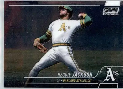 Reggie Jackson - 2022 Stadium Club Chrome - #217 - Baseball - Baseball Card Single