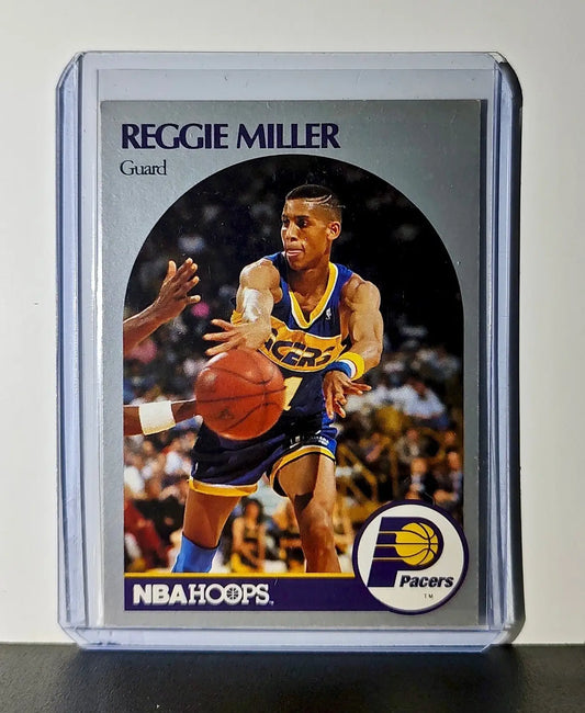 Reggie Miller 1990 NBA Hoops NBA #135 Card Indiana Pacers - Basketball Card Single
