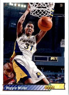 Reggie Miller - 1992-93 Upper Deck - #123 - Basketball - Basketball Card Single