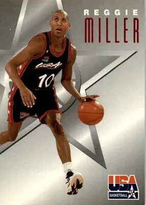 Reggie Miller - 1996 SkyBox Texaco USA - #5 - Basketball - Basketball Card Single