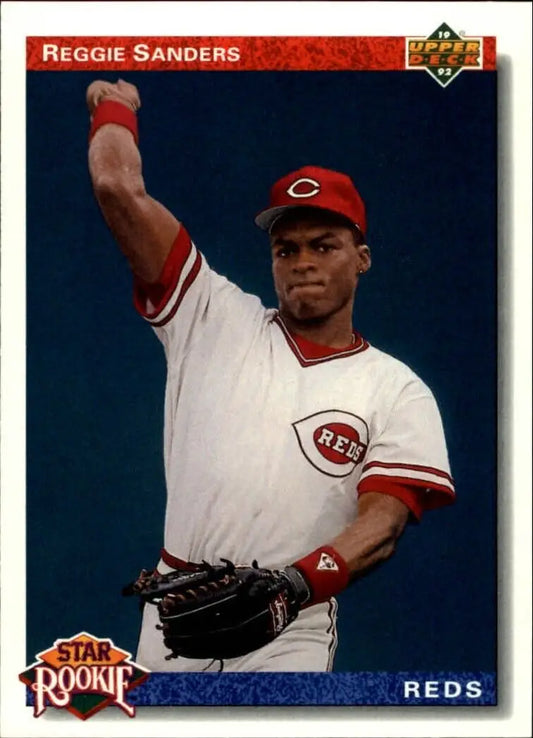 Reggie Sanders 1992 Upper Deck MLB #27 Baseball Card Cincinnati Reds - Baseball Card Single