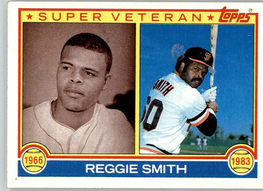 Reggie Smith - 1983 Topps - #283 - Baseball - Baseball Card Single