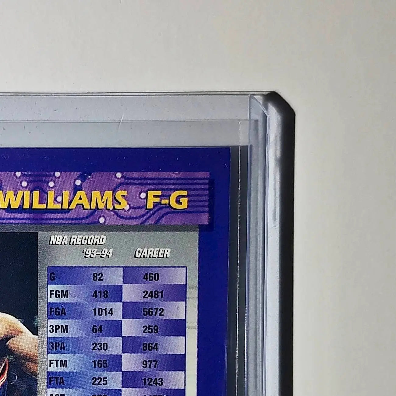 Reggie Williams 1994-95 Topps Finest #189 Basketball Card