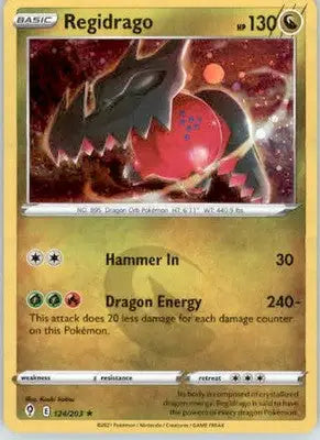Regidrago - Cosmos Holo - Miscellaneous Cards & Products - 124/203 - Holo NM - Pokémon Card Single