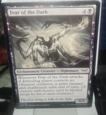 Regular MTG Fear of the Dark #98 Nightmare Creature Duskmourn: House of Horror - Magic Card Single