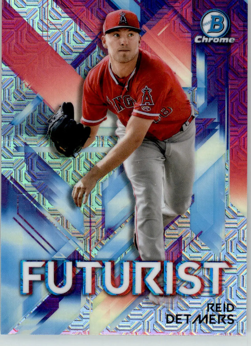 Reid Detmers - 2021 Bowman - #FUT-RD - Chrome Futurist Baseball - Baseball Card Single