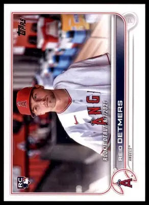 Reid Detmers 2022 Topps Update #US62 Los Angeles Angels - Baseball Card Single
