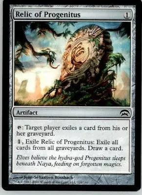 Relic of Progenitus - Planechase - 124 - LP - Magic Card Single