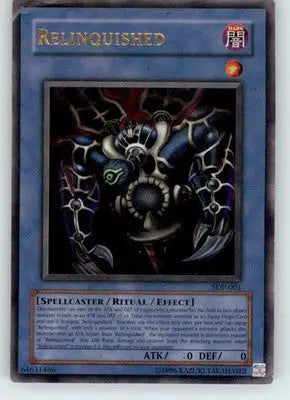 Relinquished - Starter Deck: Pegasus - SDP-001 - Heavily Played - Yu-Gi-Oh! Card Single