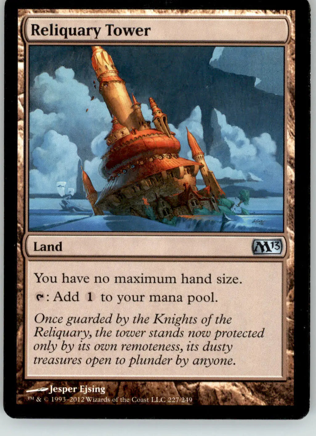 Reliquary Tower - Magic 2013 - 227 - MP Magic: The Gathering