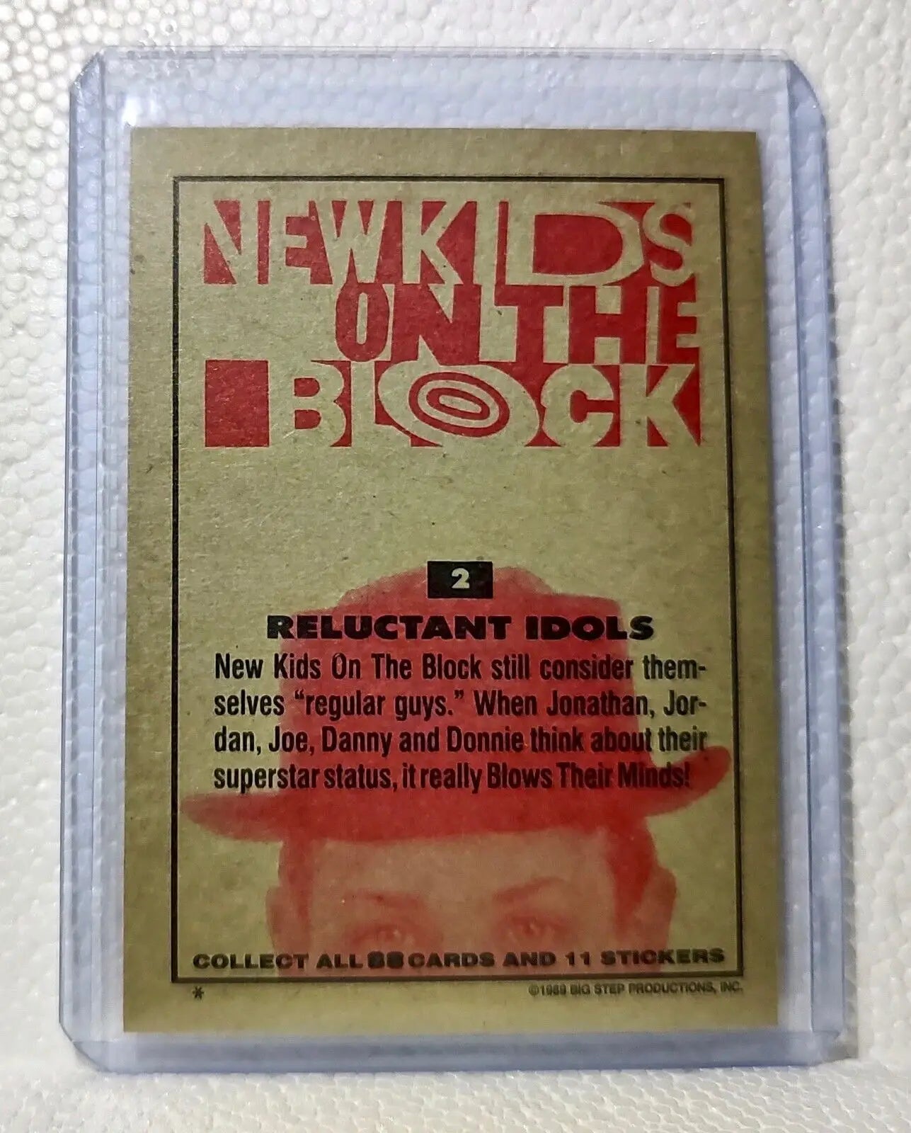 Reluctant Idols 1989 New Kids on the Block #2 Trading Card - Entertainment Card Single