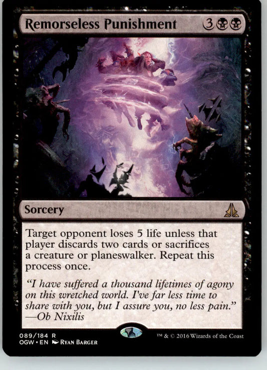 Remorseless Punishment - Oath of the Gatewatch - 89 - NM Magic: The Gathering - Magic Card Single