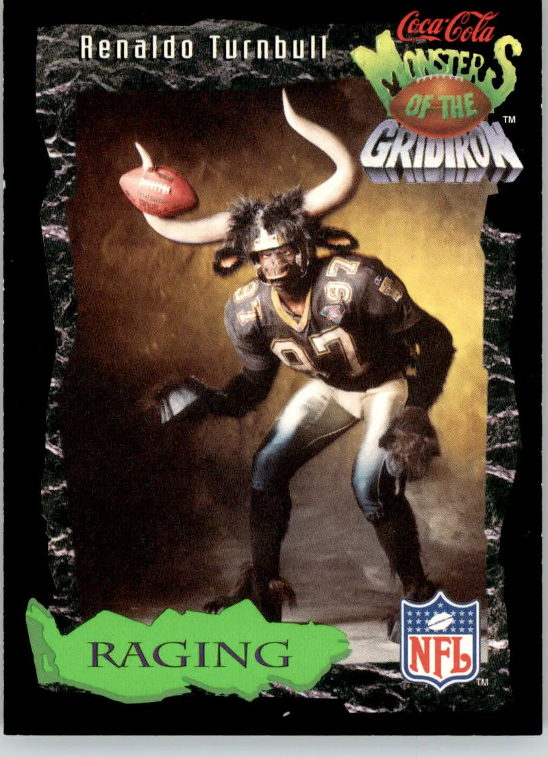 Renaldo Turnbull - 1994 Coca-Cola Monsters of the Gridiron - #21 - Football - Football Card Single