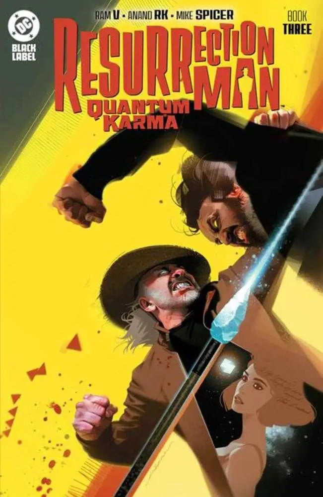 Resurrection Man Quantum Karma comic book cover featuring Resurrection Man by Jeff Dekal