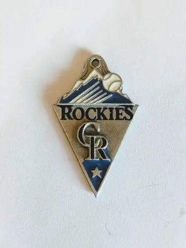 retired Colorado Rockies pewter pendant - Sports Memorabilia