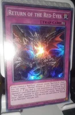 Return of the Red-Eyes Foil CROS-ENAE4 Crossed Souls: Advanced Edition Limited