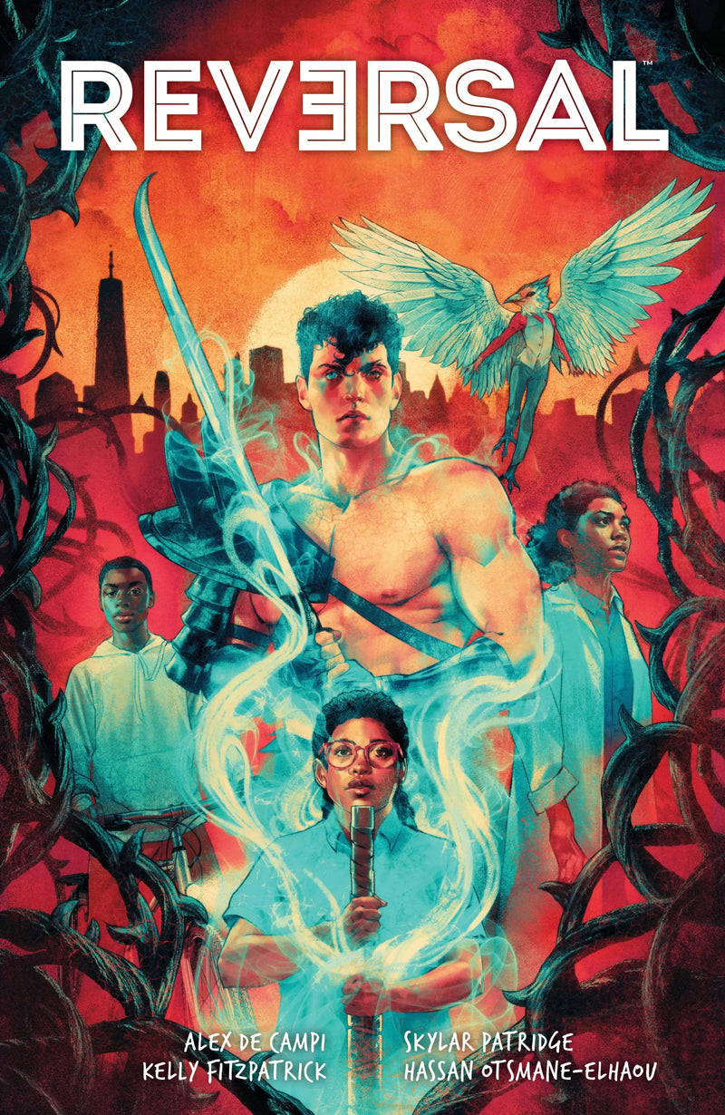 Comic book cover for Reversal featuring dynamic superhero action artwork