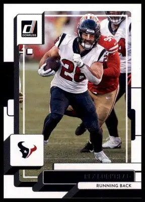 Rex Burkhead 2022 Donruss #42 Houston Texans - Football Card Single