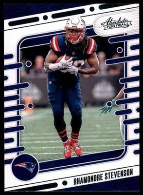 Rhamondre Stevenson 2024 Panini Absolute Green #73 New England Patriots