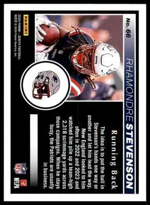 Rhamondre Stevenson 2024 Panini Zenith Retail #66 New England Patriots - Football Card Single
