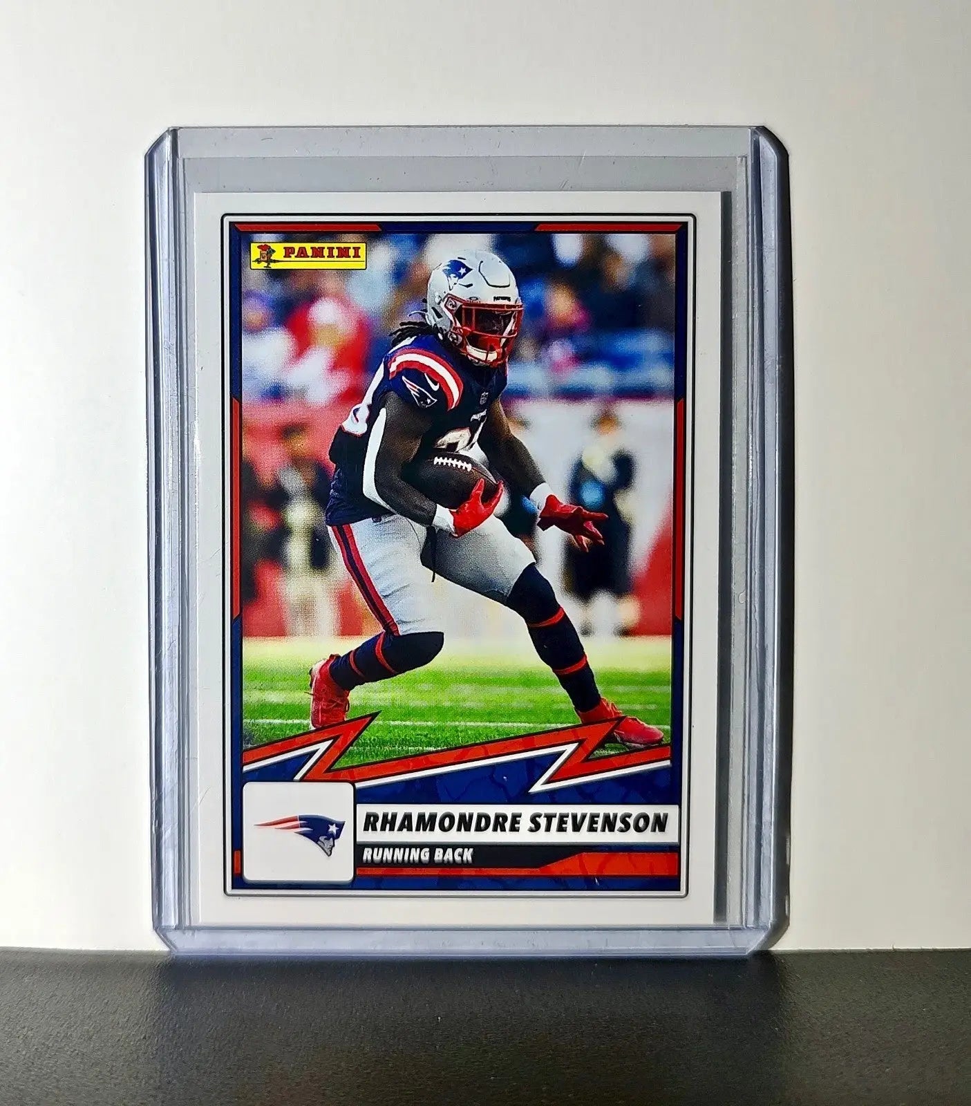 Rhamondre Stevenson 2025 Panini NFL #37 Sticker Card New England Patriots - Football Card Single