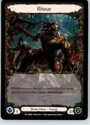 Rhinar - Classic Battles: Rhinar vs Dorinthea - RVD001 - Cold Foil NM - Other