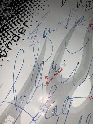 Ric Flair Arn Anderson Goldberg 12 Signed Flyer WWE NWO WCW JSA Auto Page Ticket - Sports Memorabilia