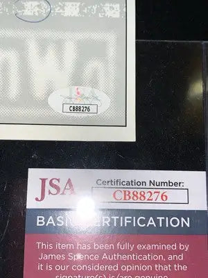 Ric Flair Arn Anderson Goldberg 12 Signed Flyer WWE NWO WCW JSA Auto Page Ticket