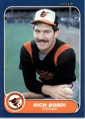 Rich Bordi - 1986 Fleer Update - #U-16 - Baseball - Baseball Card Single