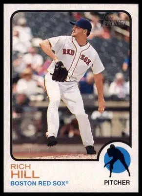 Rich Hill 2022 Topps Heritage #212 Boston Red Sox - Baseball Card Single