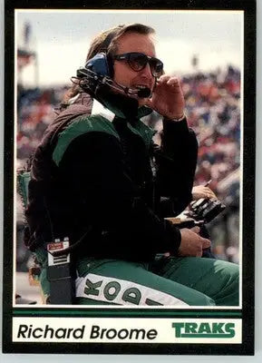 Richard Broome - 1991 Traks - #91 - Racing - Racing Card Single