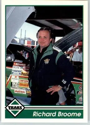 Richard Broome - 1992 Traks - #91 - Racing - Racing Card Single