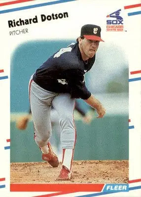 Richard Dotson - 1988 Fleer - #396 - Baseball - Baseball Card Single